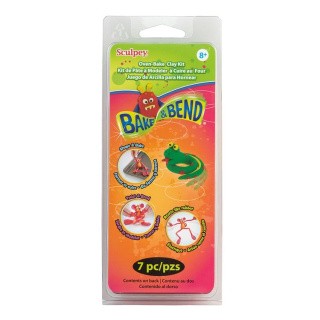 Полимерная глина Sculpey Bake & Bend Kit 6 цветов, 113 г