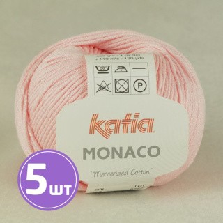 Пряжа Katia Monaco (08), бледно-розовый, 5 шт. по 50 г