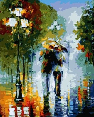 Картина по номерам «Прогулка в парке» Картина по номерам «Прогулка в парке»
