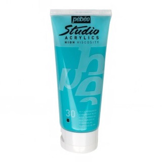Краска акриловая Pebeo Studio Acrylics (Бирюзовый), 100 мл