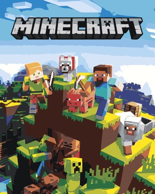 Картина по номерам «Игра Майнкрафт Minecraft: мобы и герои» Картина по номерам «Игра Майнкрафт Minecraft: мобы и герои»