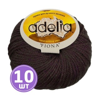 Пряжа Adelia FIONA (531), темно-коричневый, 10 шт. по 50 г Пряжа Adelia FIONA (531), темно-коричневый, 10 шт. по 50 г