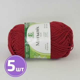 Пряжа Камтекс Мотылек (091), вишня, 5 шт. по 50 г Пряжа Камтекс Мотылек (091), вишня, 5 шт. по 50 г