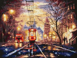 Набор для вышивания «Ночной трамвай»