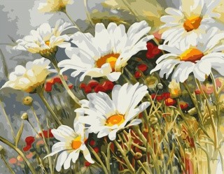 Картина по номерам «Ромашковое поле» Картина по номерам «Ромашковое поле»