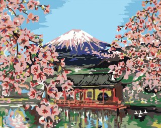 Картина по номерам «Цветущая Япония»