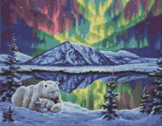 Алмазная вышивка «Полярная ночь» Алмазная вышивка «Полярная ночь»