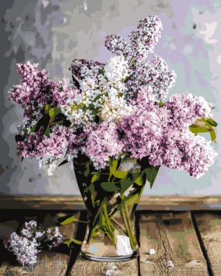 Картина по номерам «Букет сирени» Картина по номерам «Букет сирени»