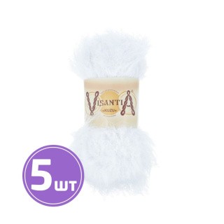 Пряжа Visantia KUZU (01), белый, 5 шт. по 100 г Пряжа Visantia KUZU (01), белый, 5 шт. по 100 г