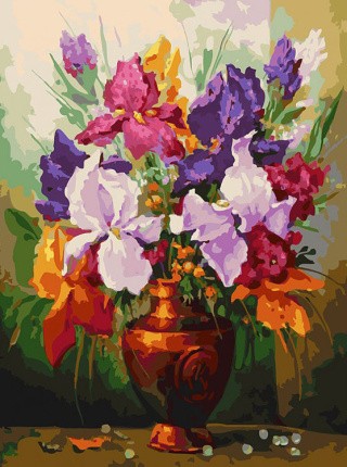 Картина по номерам «Ирисы» Картина по номерам «Ирисы»