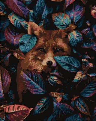 Картина по номерам «Хитрый лис» Картина по номерам «Хитрый лис»