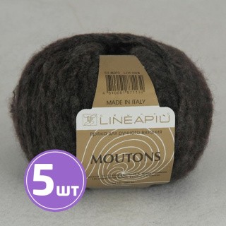 Пряжа LineaPIU MOUTONS (46273), мозайка, 5 шт. по 50 г