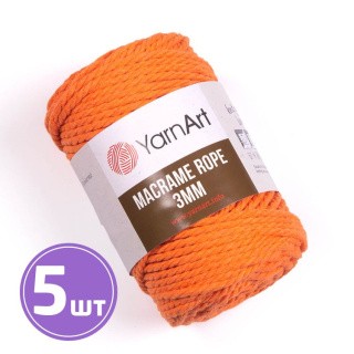 Пряжа YarnArt Macrame rope 3 мм (770), абрикос, 5 шт. по 250 г