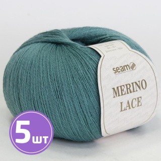 Пряжа SEAM MERINO LACE (26), нептун, 5 шт. по 50 г