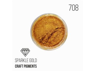 Пигмент минеральный искрящееся золото (Sparkle Gold) 10 мл, CraftPigments