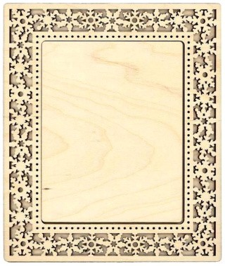 Рамка «Снежинка», малая, 10x13 см