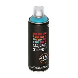 Эмаль MAKERSTREET для граффити и декоративных работ MS400, 605 Голубой