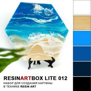 Набор для создания картины эпоксидной смолой ResinArtBox 012