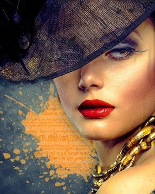 Картина по номерам «Женщина-вамп» Картина по номерам «Женщина-вамп»