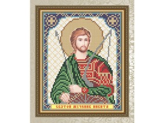 Рисунок на ткани «Святой Мученик Никита»