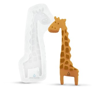 Силиконовый молд - Фигурка жирафа, 10x4 см, 1 шт.