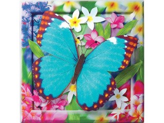 Объемная картина «Лазурная бабочка»