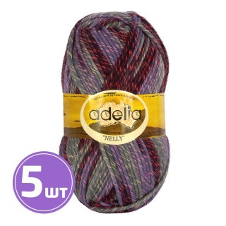 Пряжа Adelia NELLY (08), мультиколор, 5 шт. по 100 г Пряжа Adelia NELLY (08), мультиколор, 5 шт. по 100 г
