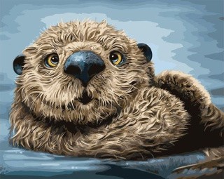 Картина по номерам «Мокрый бобер» Картина по номерам «Мокрый бобер»