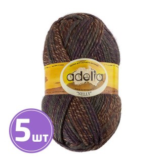Пряжа Adelia NELLY (22), мультиколор, 5 шт. по 100 г Пряжа Adelia NELLY (22), мультиколор, 5 шт. по 100 г