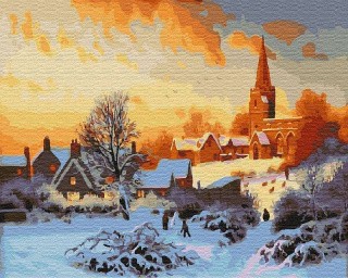 Картина по номерам «Зима в Нидерландах»