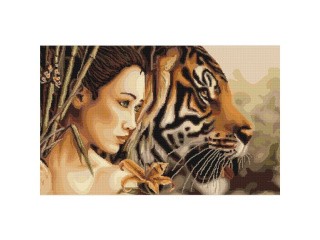 Набор для вышивания «Японка» Набор для вышивания «Японка»