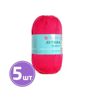 Пряжа Пехорка Летняя (49), фуксия, 5 шт. по 100 г Пряжа Пехорка Летняя (49), фуксия, 5 шт. по 100 г