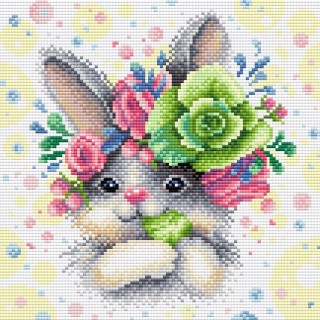 Алмазная вышивка «Очаровательный кролик»