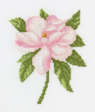 Набор для вышивания «Розовый цветок»
