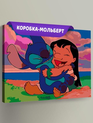 Картина по номерам «Лило и Стич»