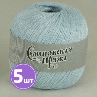 Пряжа Семеновская пряжа Test 86 (34150), голубой+В_х1, 5 шт. по 100 г Пряжа Семеновская пряжа Test 86 (34150), голубой+В_х1, 5 шт. по 100 г