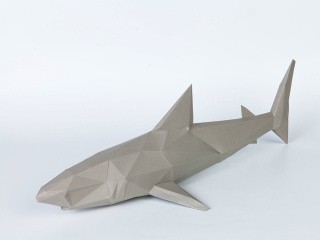 Бумажная модель для склеивания фигура «Акула»