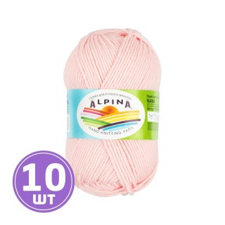 Пряжа Alpina NANA (17), светло-розовый, 10 шт. по 50 г