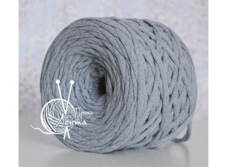 Пряжа Лента (серый меланж) 330-380 г Пряжа Лента (серый меланж) 330-380 г