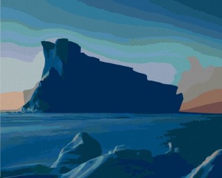 Картина по номерам «Таинственный айсберг»
