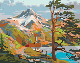 Картина по номерам «Горный пейзаж» Картина по номерам «Горный пейзаж»