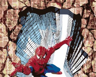 Картина по номерам «Человек-паук: Супергерой»