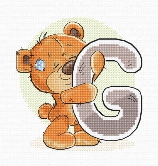 Набор для вышивания «Буква G» Набор для вышивания «Буква G»