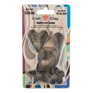 Набор каттеров Craft&Clay CCQ-06 Набор каттеров Craft&Clay CCQ-06
