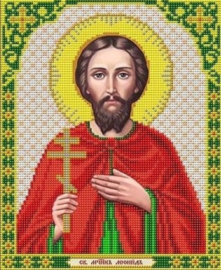 Рисунок на ткани «Святой Леонид»