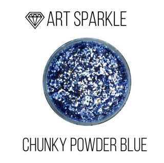 Глиттер крупный Chunky Powder Blue, 50 г, Craftsmen.store