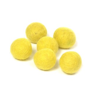 Шарики из войлока 25 мм, цв. 05, 6 шт. Шарики из войлока 25 мм, цв. 05, 6 шт.