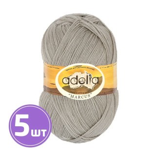 Пряжа Adelia MARCUS (№18), светло-серый, 5 шт. по 100 г Пряжа Adelia MARCUS (№18), светло-серый, 5 шт. по 100 г