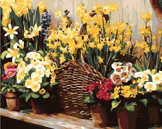 Картина по номерам «Цветные букеты» Картина по номерам «Цветные букеты»