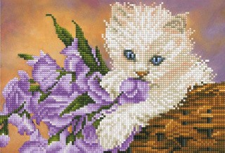 Алмазная вышивка «Пушистое счастье» Алмазная вышивка «Пушистое счастье»